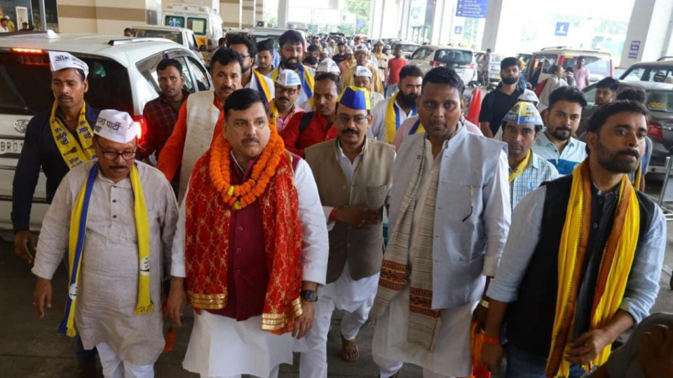 AAP’s Sanjay Singh Launches Bihar Poll Campaign, Slams BJP-JDU for 20 Years of “False Promises”