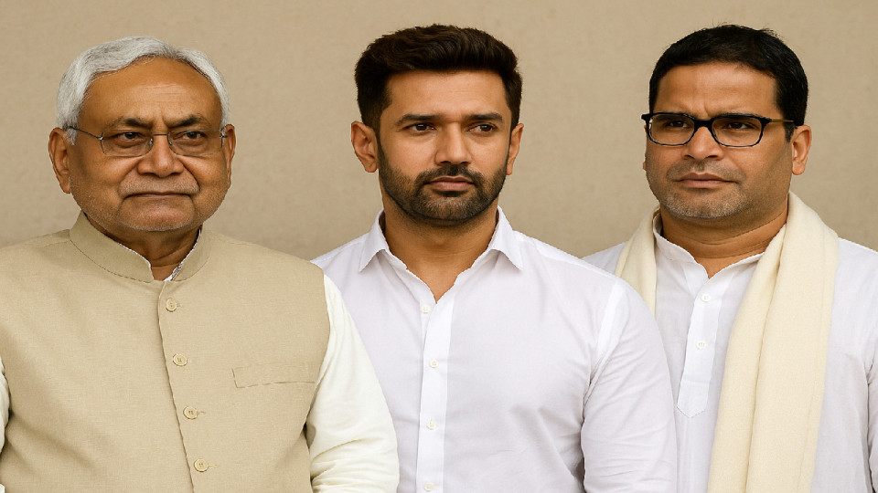 Bihar’s Big Verdict Today: Will Nitish Stay Strong or Will Chirag and PK Change the Game?