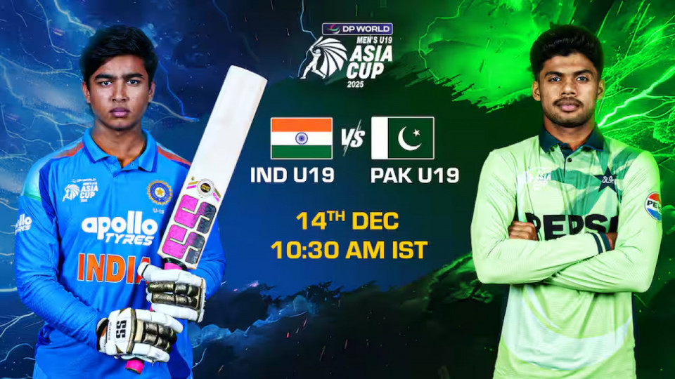 U19 Asia Cup Showdown: When and Where to Watch India vs Pakistan, Vaibhav in Focus