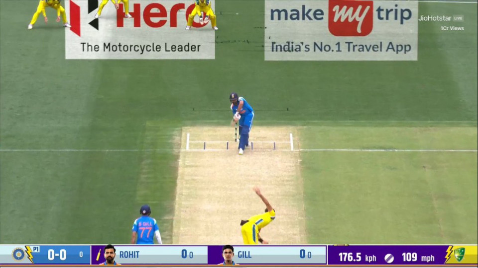 IND vs AUS: Mitchell Starc’s Fiery Spell Includes Speed Gun Reading of 176.5 kmph