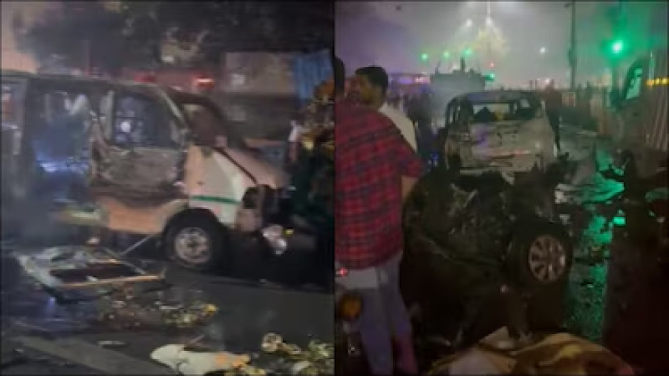 Car Blast Outside Red Fort Metro Station: NIA Probes Suspected IED Explosion in Delhi