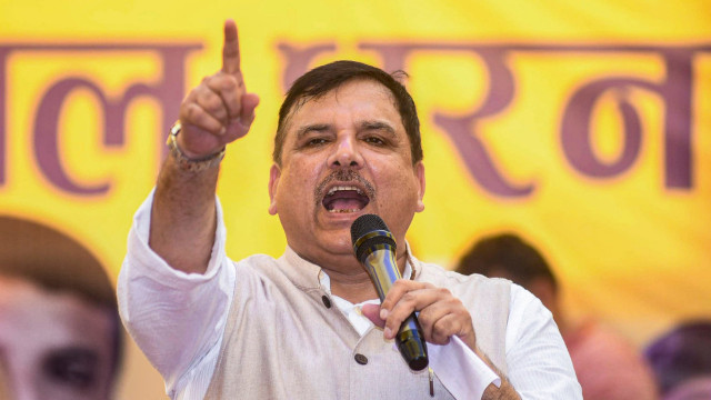 AAP leader Sanjay Singh slams rebel MPs, asserts party will ensure their disqualification 