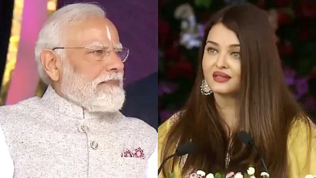 Aishwarya Rai Bachchan attended Sathya Sai Baba's centenary celebrations
