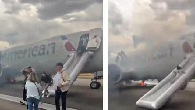 Plane Disaster Averted in US: Landing Gear Catches Fire Before Takeoff with 179 Onboard