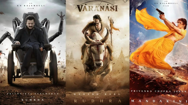 SS Rajamouli Unveils Mahesh Babu’s Fierce ‘Rudhra’ Look in Varanasi’s First Poster