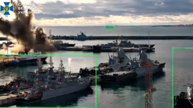 Video: Ukraine Uses Underwater Drones to Strike Russian Submarine in Black Sea