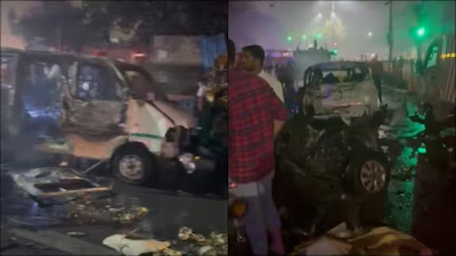 Car Blast Outside Red Fort Metro Station: NIA Probes Suspected IED Explosion in Delhi