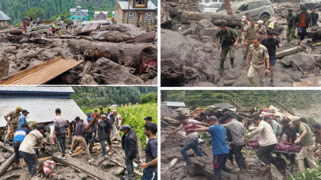 Cloudburst in Jammu & Kashmir’s Kishtwar During Machail Yatra Causes Massive Devastation; 46 Dead, Over 200 Missing