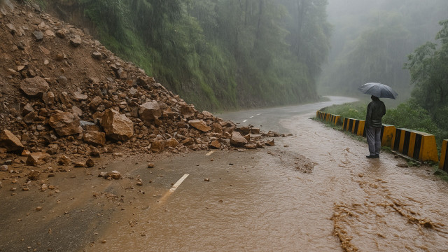 Himachal Hit Hard by Rains: 311 Roads Blocked, Water Supply Schemes Disrupted in 221 Areas