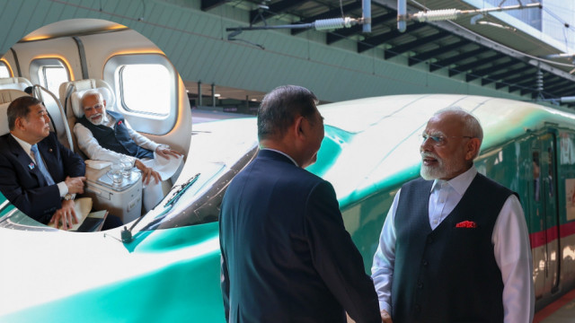 PM Modi Japan visit bullet train