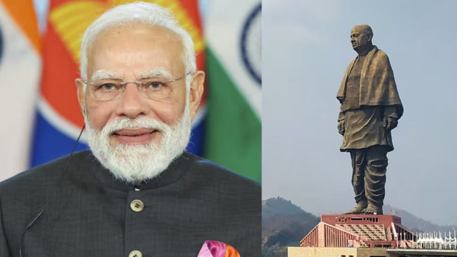 PM Modi Honors Sardar Patel at Statue of Unity on 150th Birth Anniversary