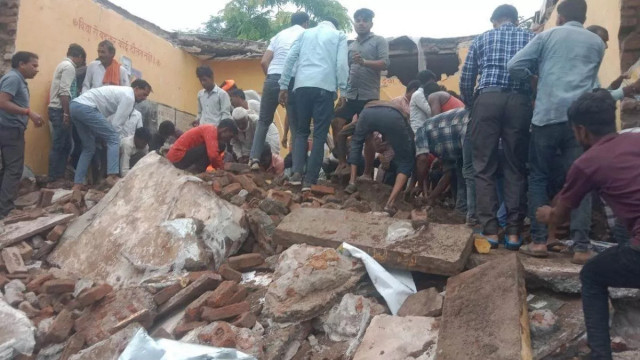 Tragedy in Rajasthan: School Roof Collapse Kills 4 Children, 17 Injured