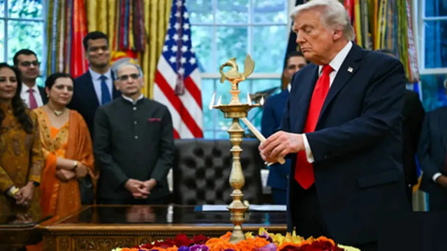 At White House Diwali Event, Trump Calls PM Modi a 'Great Friend' and 'Great Man'