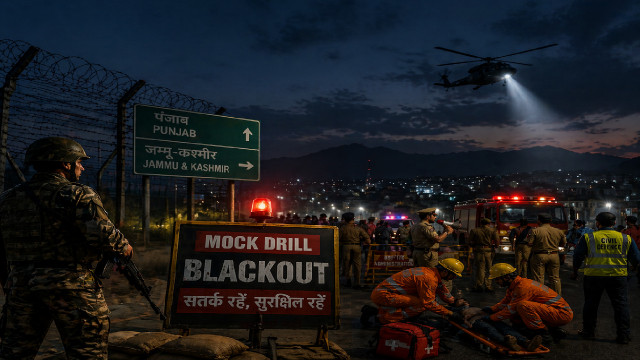 Blackout Mock Drills Conducted in Punjab and J&K Amid Heightened Security Alert