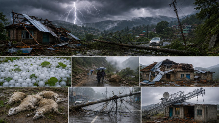 Heavy Rain and Storm Wreak Havoc Across Himachal, Uttarakhand and J&K