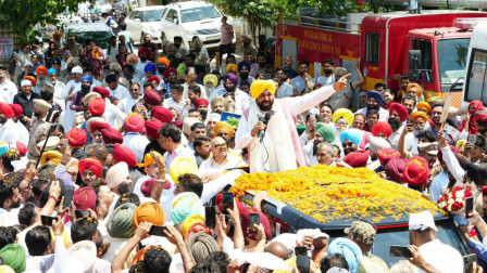 CM Bhagwant Singh Mann leads Shukrana Yatra from Sri Anandpur Sahib