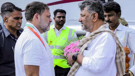 Karnataka in Focus Again as Rahul Gandhi Meets Siddaramaiah and DK Shivakumar at Mysuru Airport