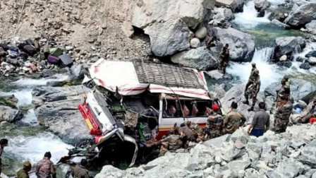 Jammu and Kashmir: At least 10 soldiers killed after Indian Army vehicle falls into gorge in Doda