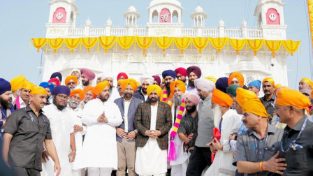 Maharashtra: At Takht Sri Hazur Sahib, CM Bhagwant Singh Mann prays for Punjab’s progress, prosperit