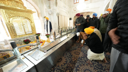 Punjab CM Bhagwant Mann visits Akal Takht, gives message to SGPC