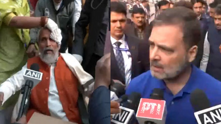 Sarangi Falls, Blames Rahul While Gandhi Defends Himself