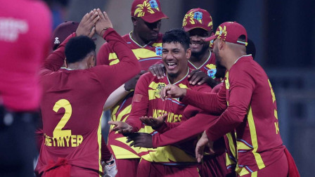 T20 World Cup 2026: West Indies become first team in Super Eight with nine-wicket win, eliminate Nep