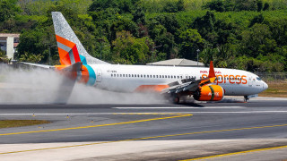 Air India Express plane makes hard landing at Phuket airport; nose gear damaged, wheels broken