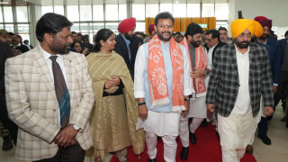 CM Bhagwant Singh Mann attends inauguration ceremony of terminal building at Halwara International A