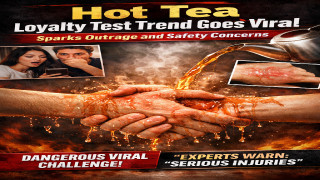 Hot Tea Loyalty Test Trend Goes Viral, Sparks Outrage and Safety Concerns