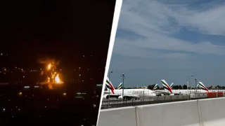 Iran Drone Attack Near Dubai Airport Sparks Massive Fire in Fuel Tank, Flights Suspended