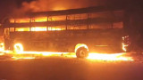 1 Dead, 24 Burnt After Bus Crashes Into Container And Catches Fire On Lucknow Expressway
