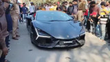 Speeding Lamborghini Crashes Into Multiple Vehicles in Kanpur, 2 Injured