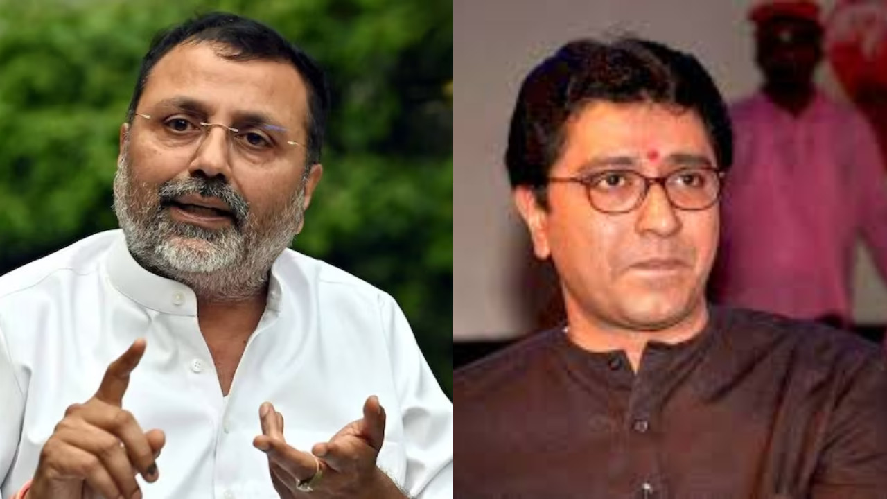 'Raj Thackeray Hides Behind Goons Out of Fear of Losing': BJP MP Nishikant Dubey Amid Language Row