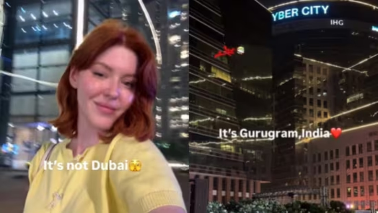 'Looks Just Like Dubai!' — Russian Woman Falls in Love with Gurgaon Skyline