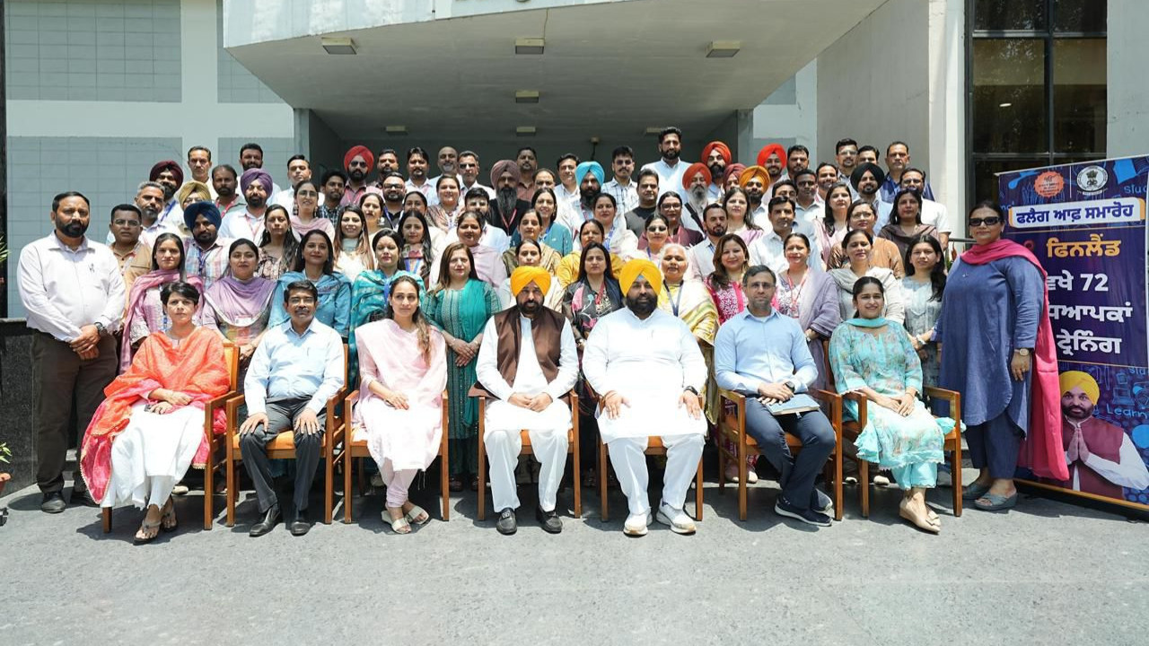 72 teachers from Punjab Govt schools leave for Finland for training