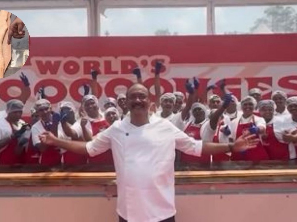 Watch video 75 chefs in Bengaluru prepare 123 ft longest dosa; Make