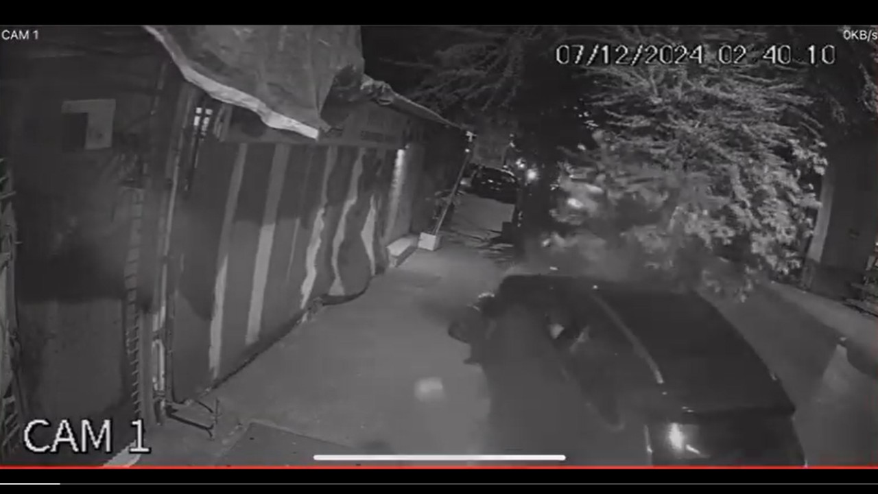 Accident caught on CCTV