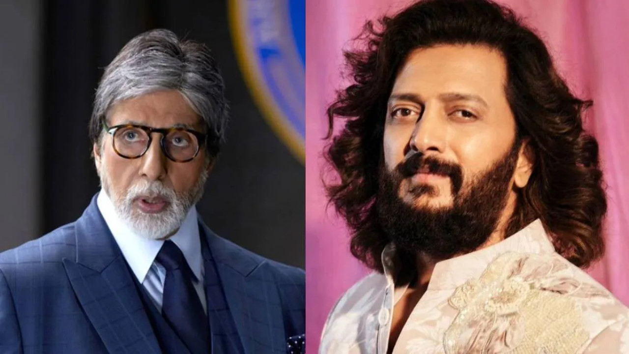 Amitabh Bachan and Ritesh Deshmukh