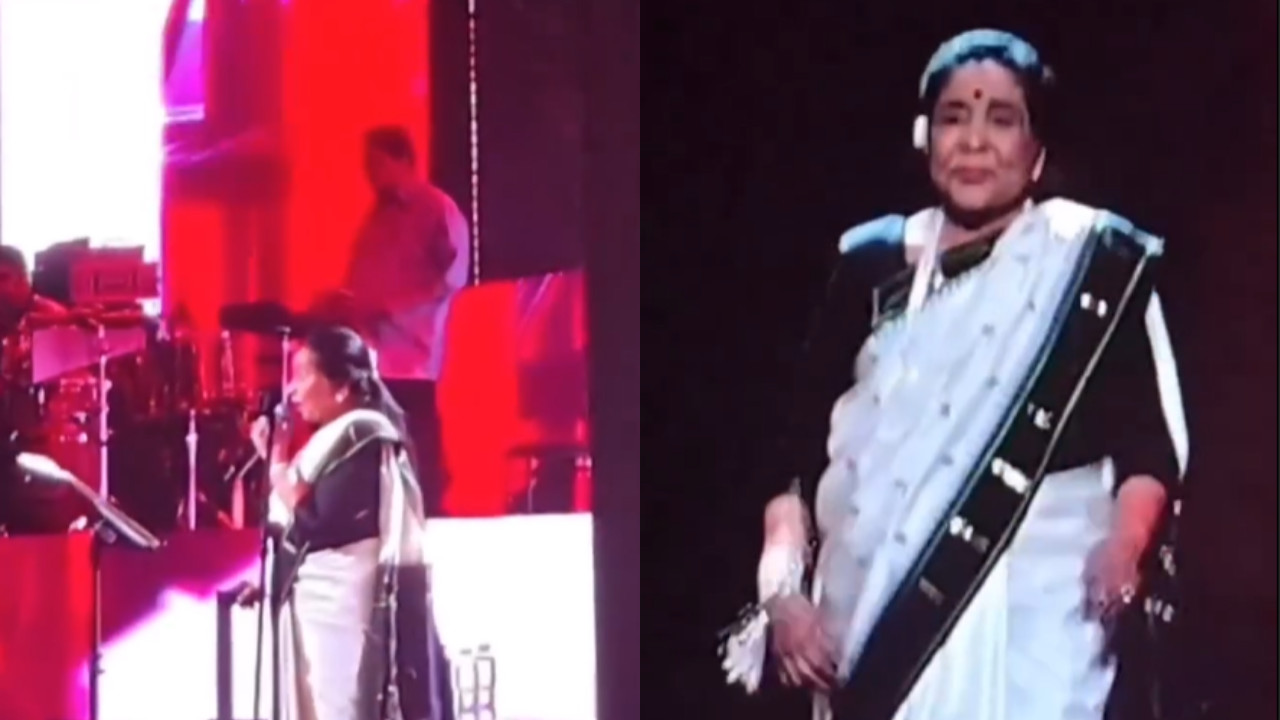 Asha Bhosle captivates Dubai! Legendary singer dances to 'Tauba Tauba' in a viral performance | VIDE