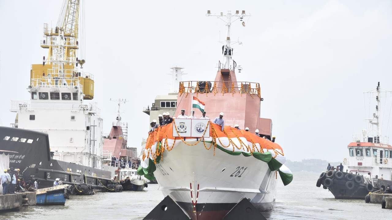 ATAL: Fifth Fast Patrol Vessel launched by Goa Shipyard for Indian Coast Guard