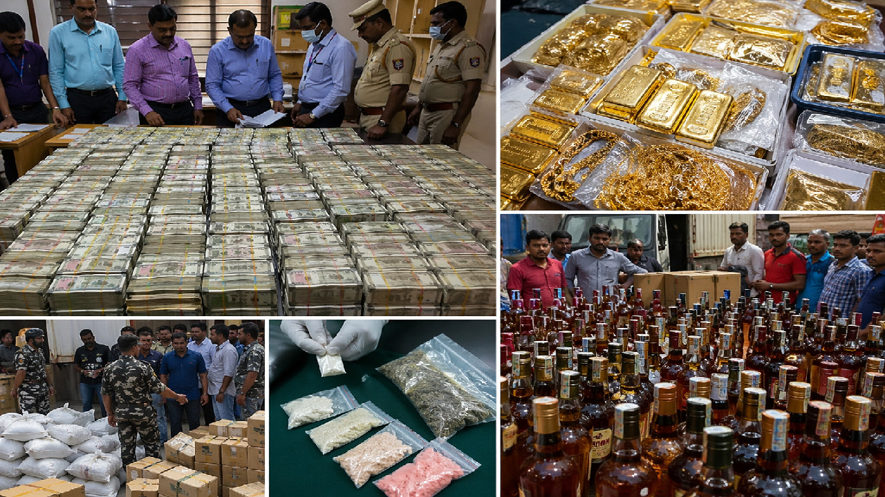 Huge Crackdown Ahead of Polls: Over Rs 1,000 Crore Seized in Tamil Nadu and Bengal