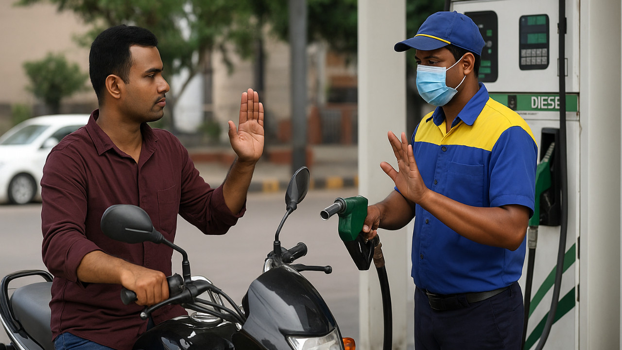 Bhopal: No Fuel Without Helmet for Two-Wheeler Riders from August 1