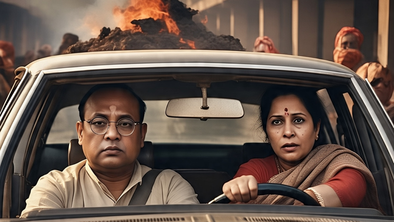 BJP Leader Caught in Car with Woman Near Cremation Ground, Video Goes Viral