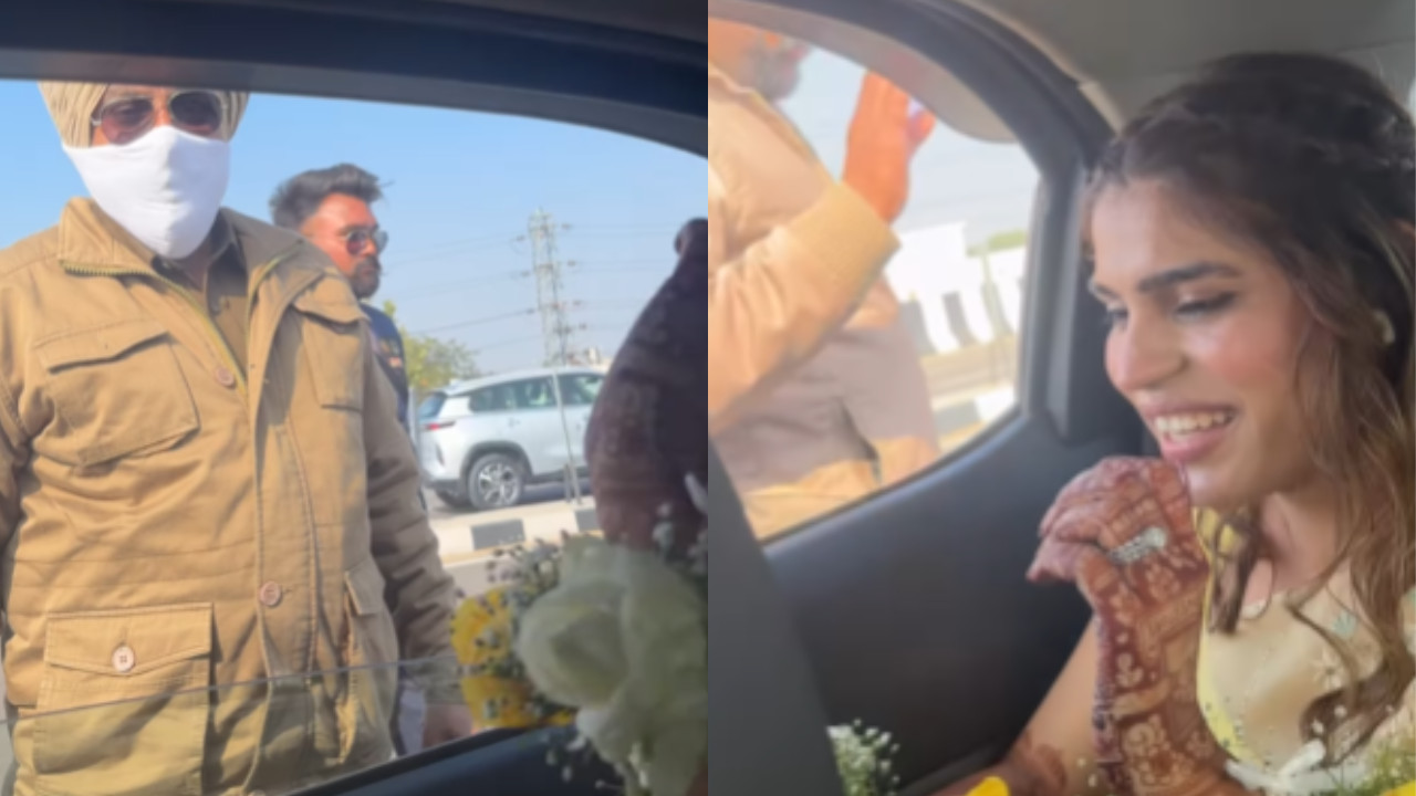 Bride’s Sweet Plea Turns Traffic Stop into a Viral Celebration