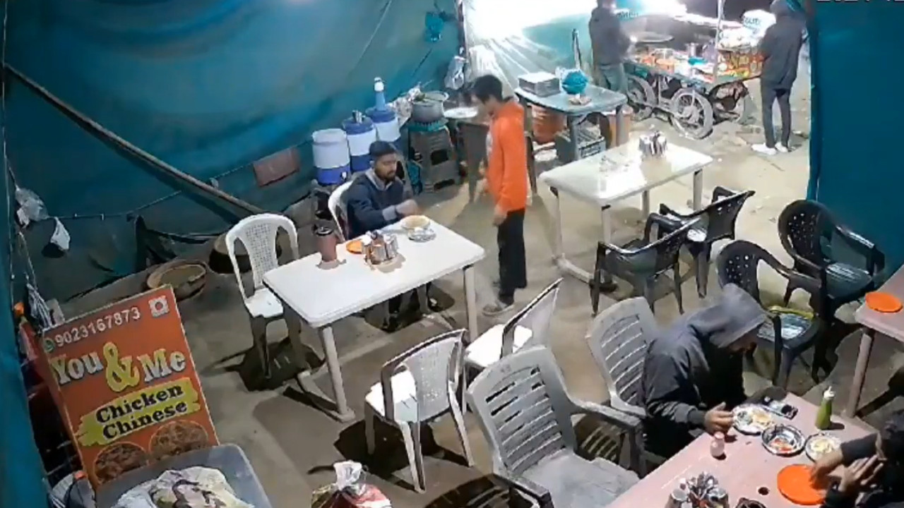 car crashes into a roadside eatery