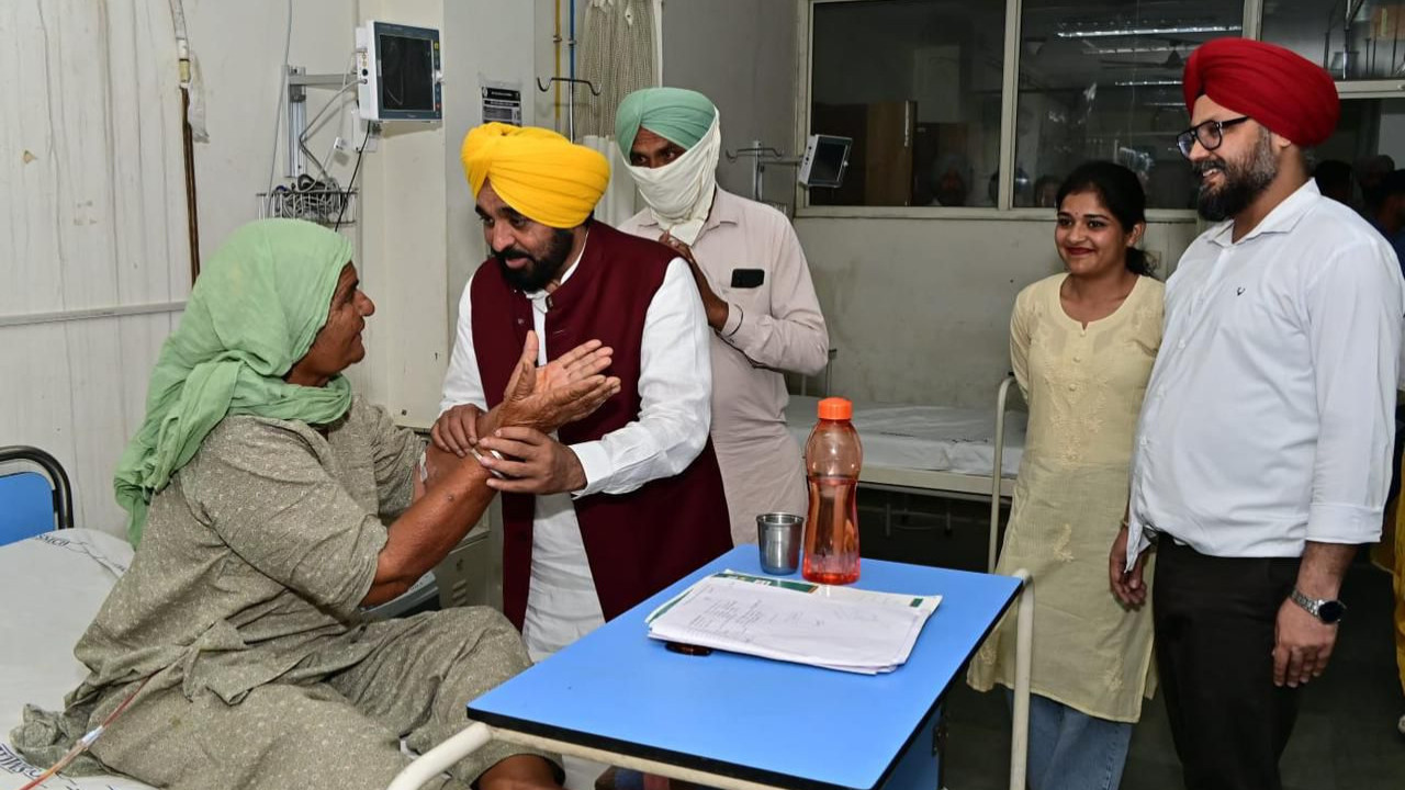 CM Bhagwant Singh Mann Pays Surprise Visit to BFUHS