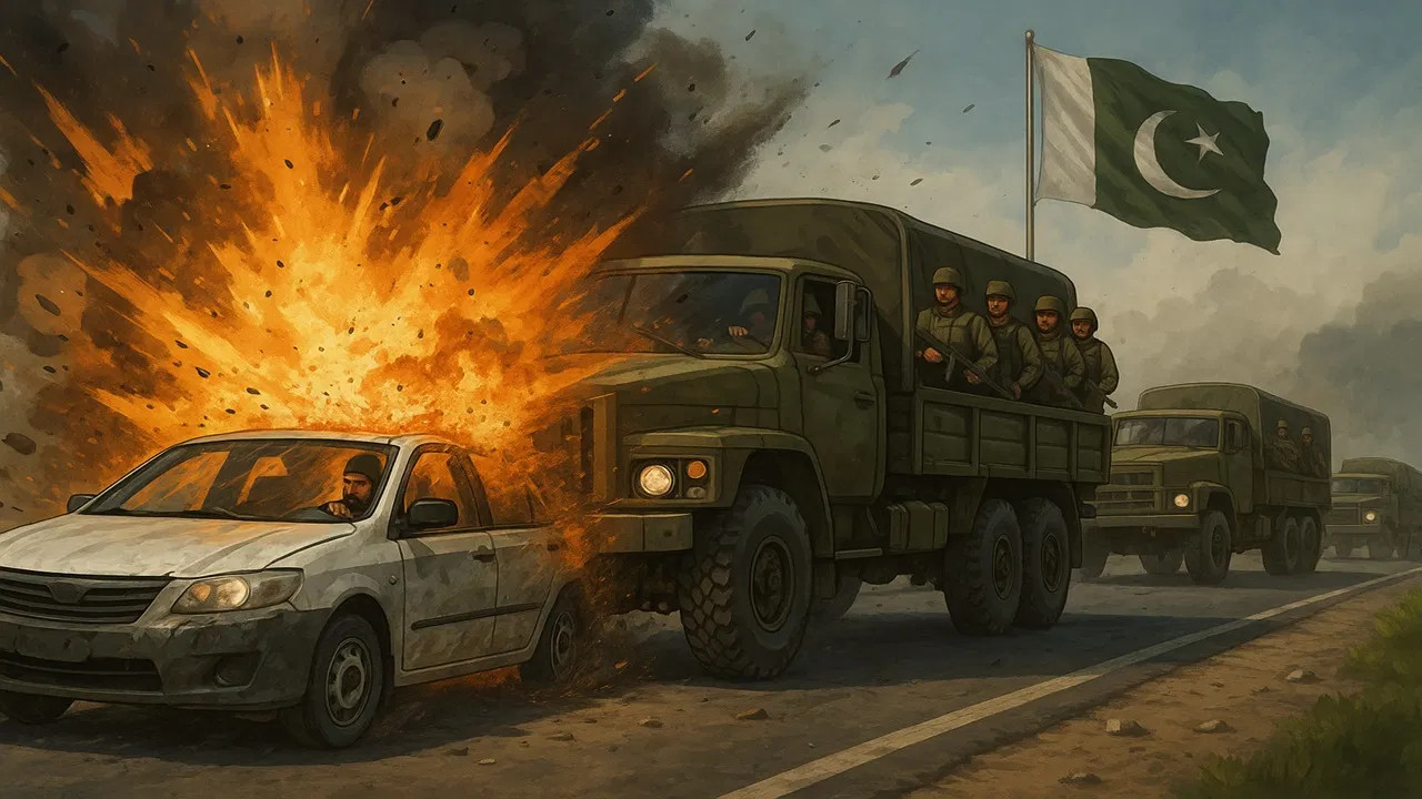 Conspiracy Once Hatched Against India… Now Pulwama-Like Attack Hits Pakistan, 16 Soldiers Killed