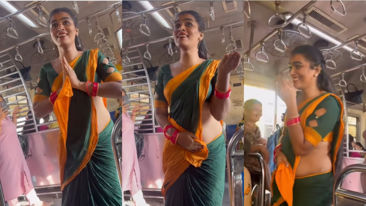 Devi Waghela Wows Passengers on Mumbai Train