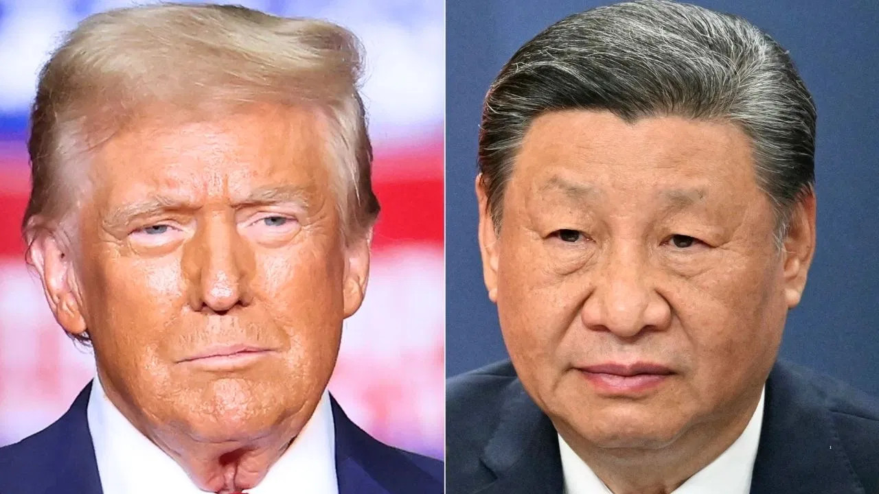 Donald Trump and Jinping
