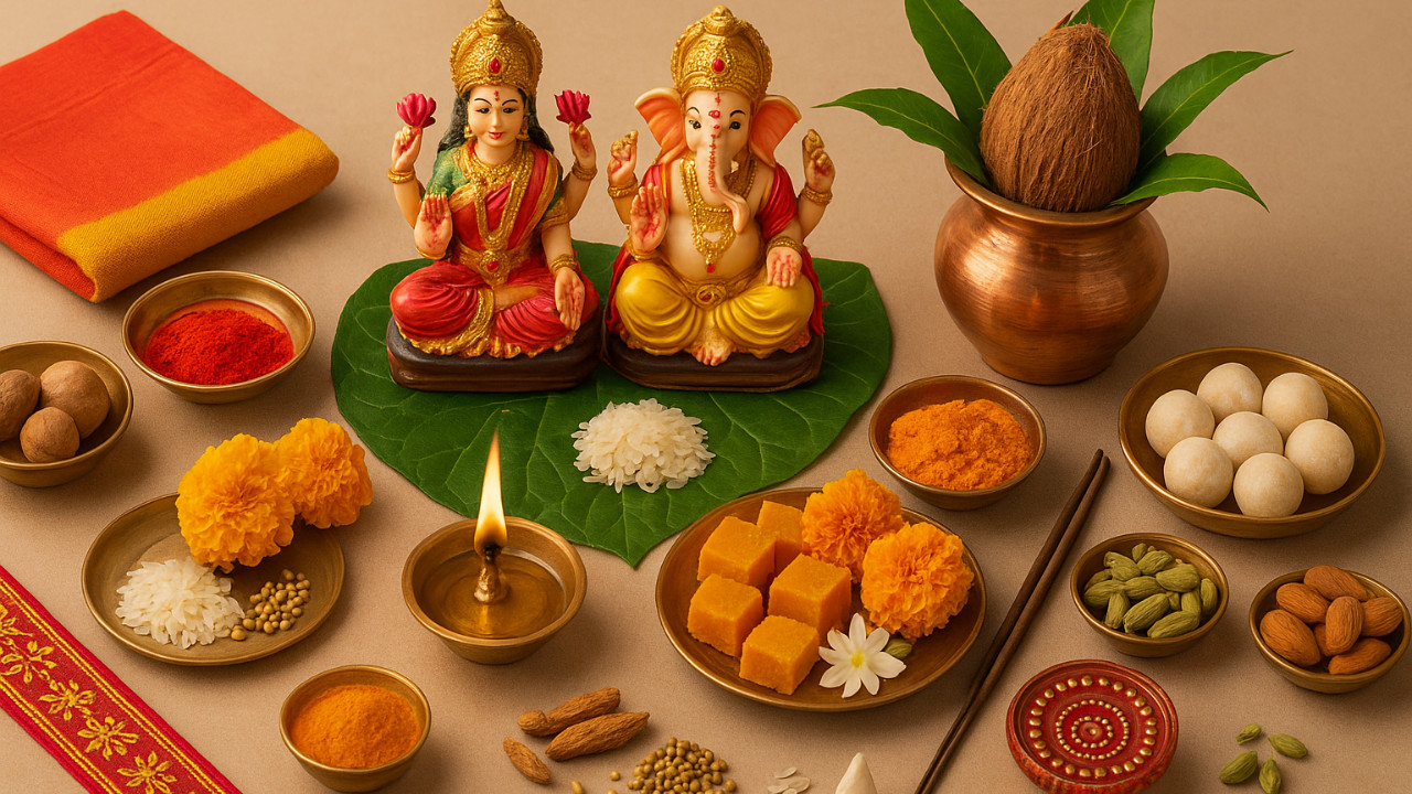 Essential Diwali Puja Samagri: Check What You Need for Ganesh-Lakshmi Worship